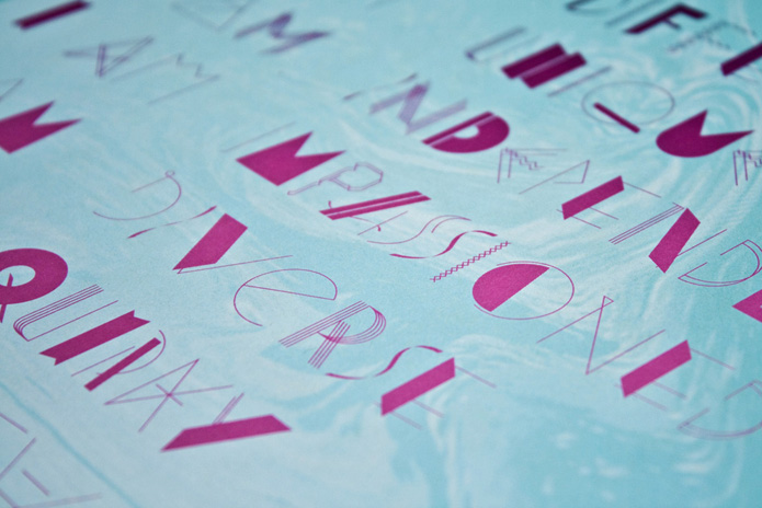 font, typeface, opentype, interactive, mixed, generative, shuffle, random, display, interactive, alternates, contrast, light, bold, headline, graphic, unsusual, geometric, eccentric, shapes, decorative, abstract, vibrant, unique, avantgarde, elegant, fashion, minimal, elena schädel, jakob runge