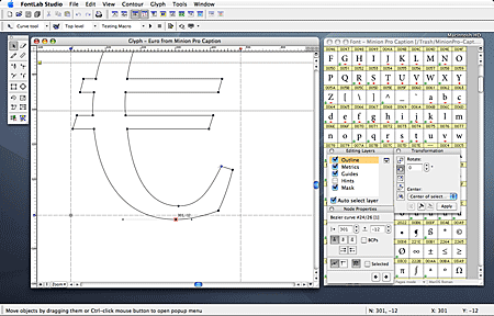 FontLab Studio 5 Screenshot OS X