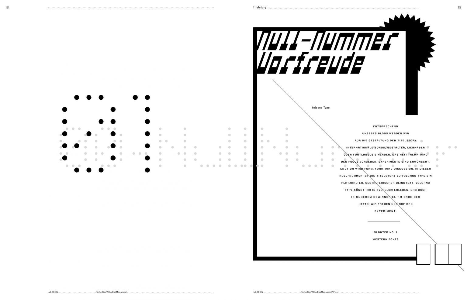 Slanted Magazin #0 – Volcano Type