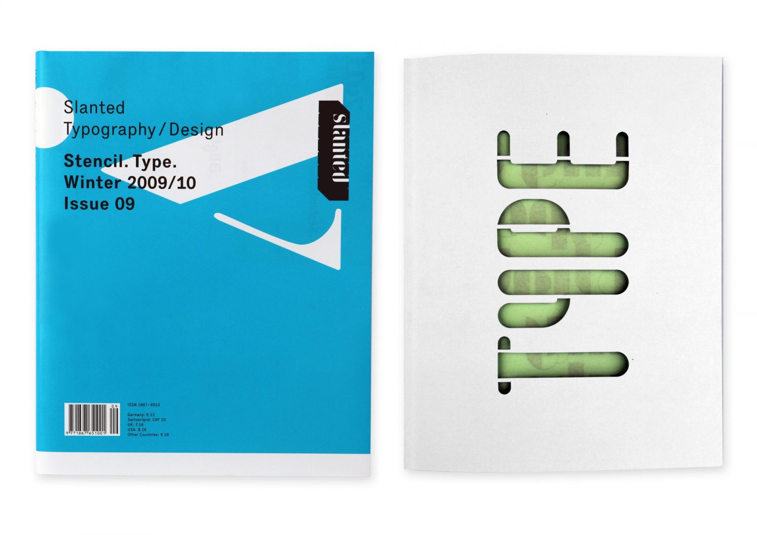 Slanted Magazin #9 – Stencil. Type.