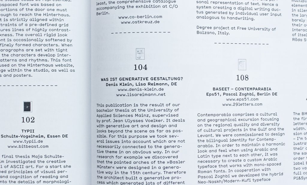 Slanted Magazin #11 – Monospace, Typewriter