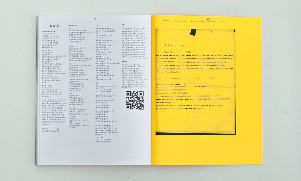 Slanted Magazin #11 – Monospace, Typewriter - slanted