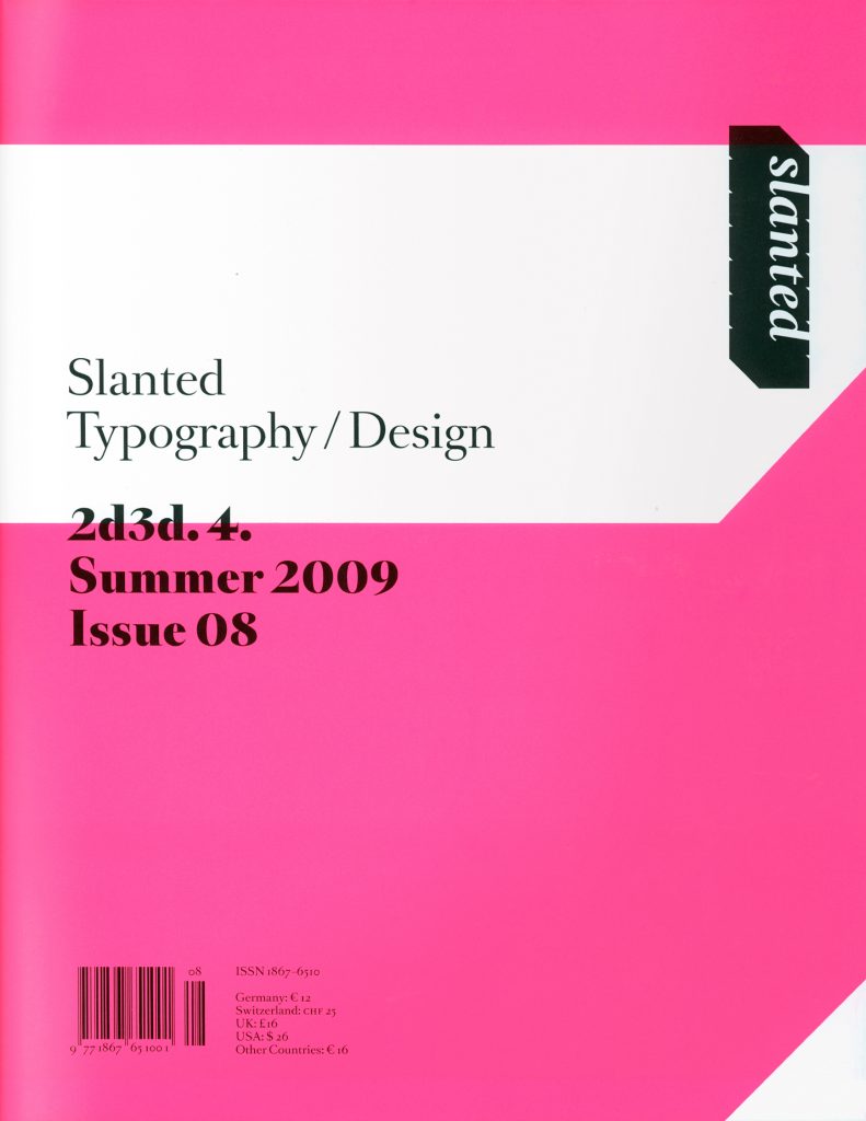 Slanted Magazin #8 – 2d3d. 4.