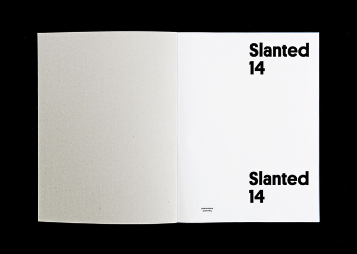 Slanted Magazin #14 – Grotesque 2