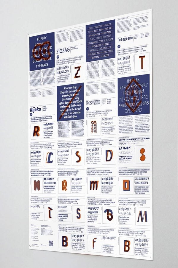 VolcanoType – Education Font Poster #1