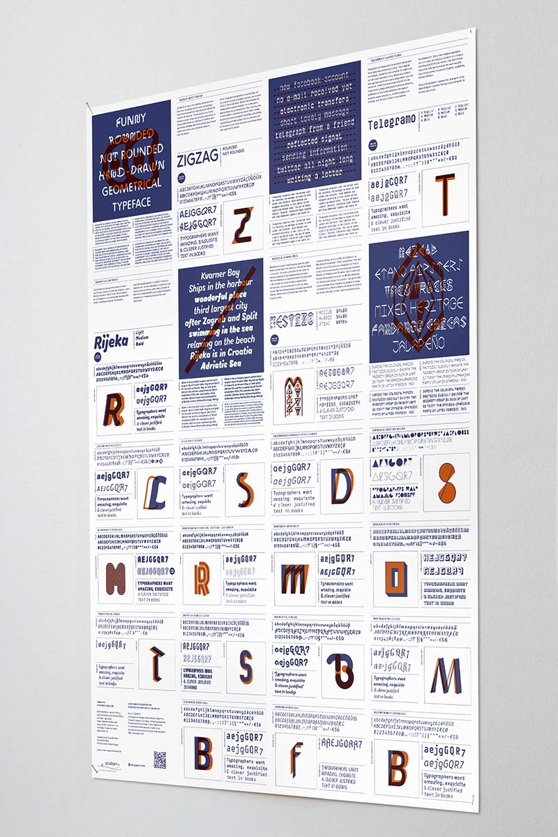 VolcanoType – Education Font Poster #1