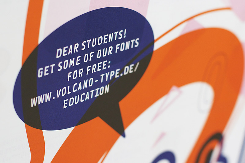 VolcanoType – Education Font Poster #1