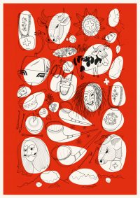 Helvetica Illustrated Riso Print – Andrea Forgacs