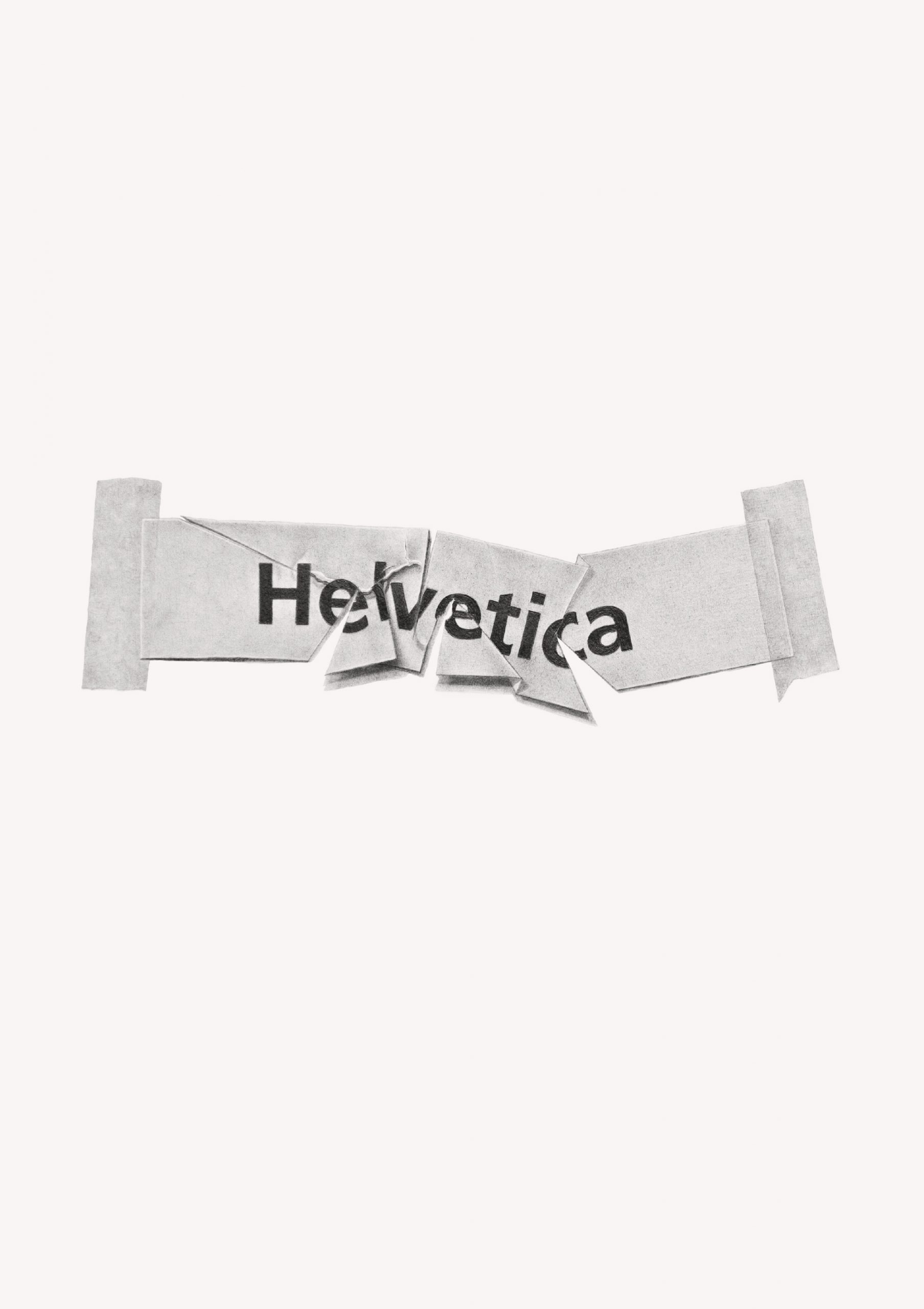 Helvetica Illustrated Riso Print – Rosanna Schaub