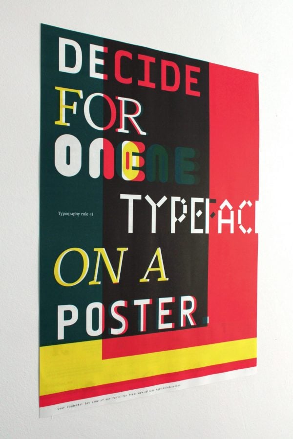 VolcanoType – Education Font Poster #2