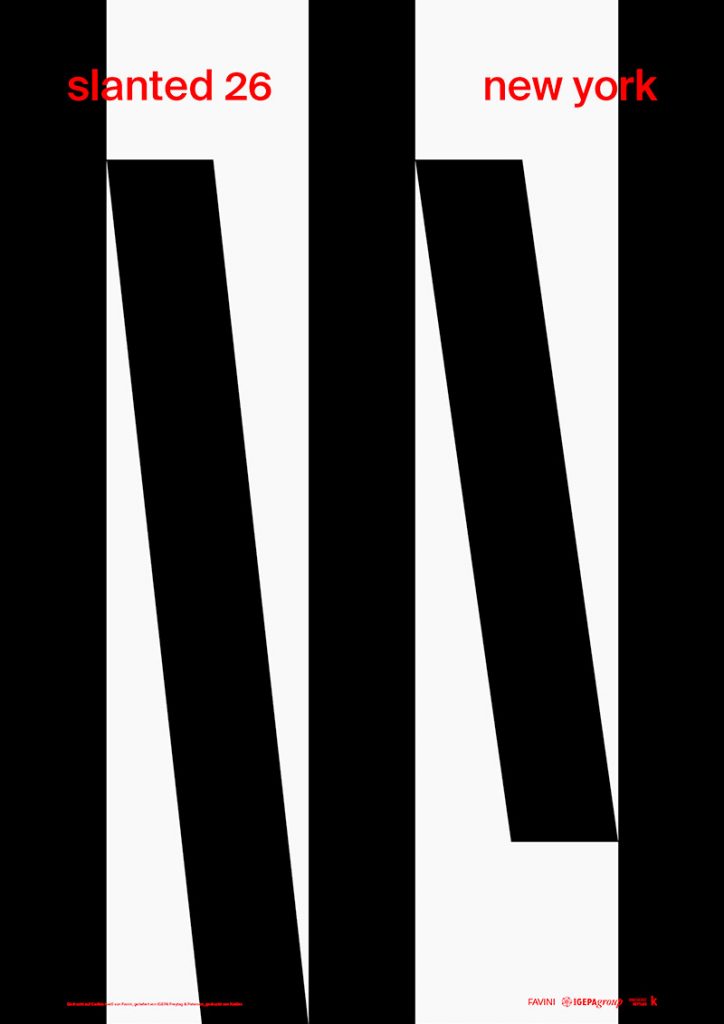 Slanted Poster New York slanted