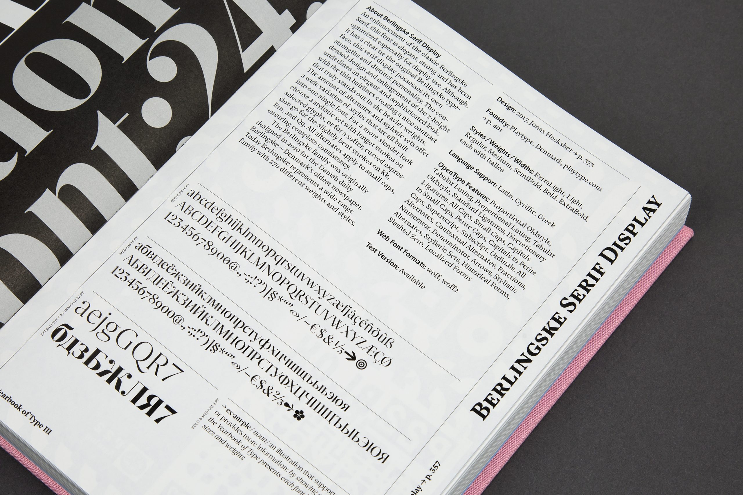 Yearbook of Type III Yearbook of Type III