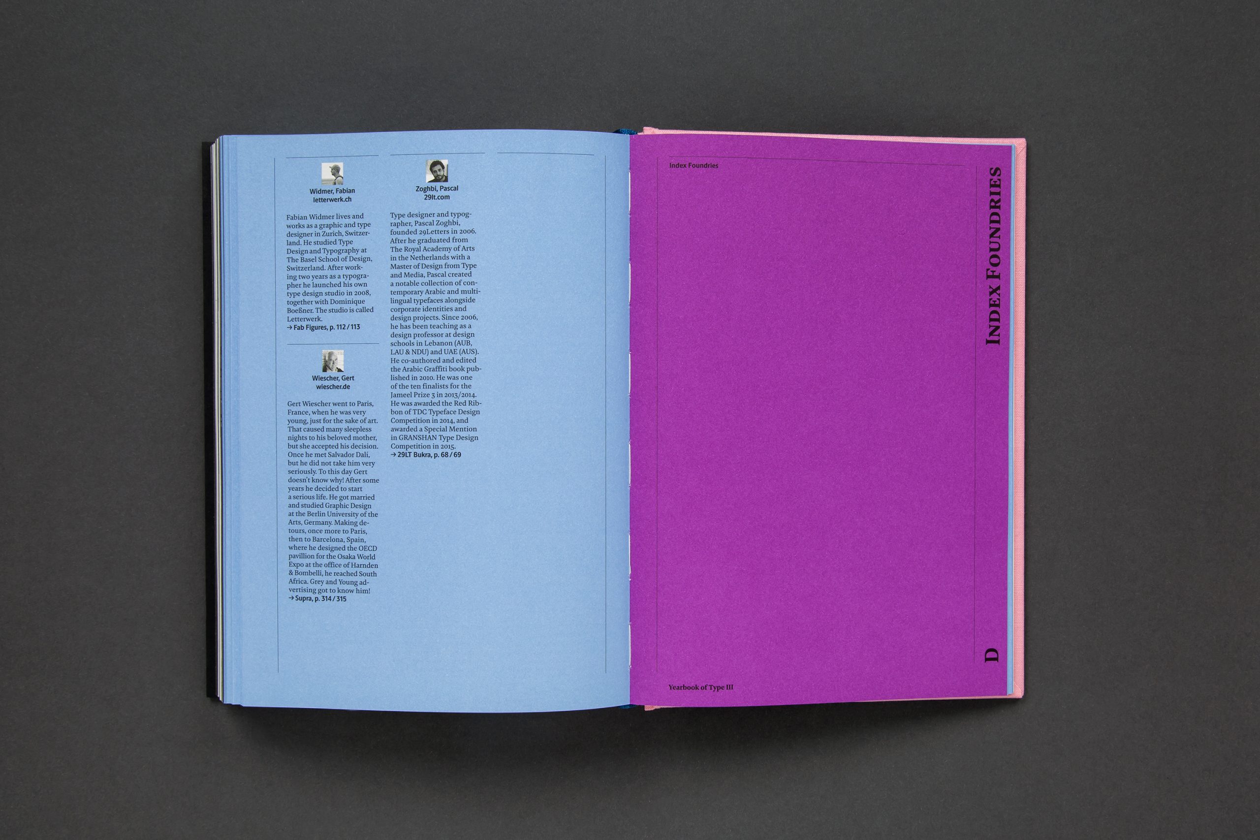 Yearbook of Type III Yearbook of Type III