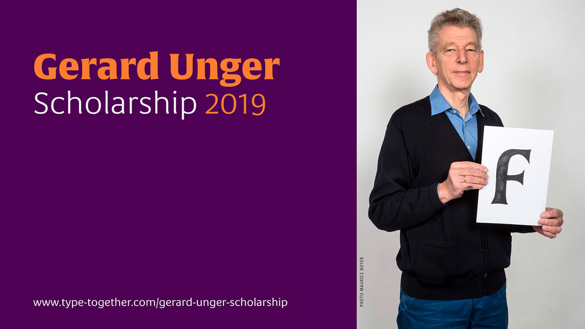 gerard unger scholarship slanted