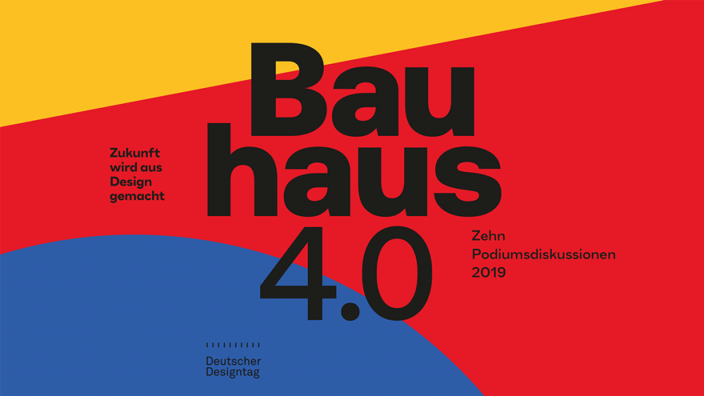 Bauhaus 4.0 meets Campaign and Brand Design slanted