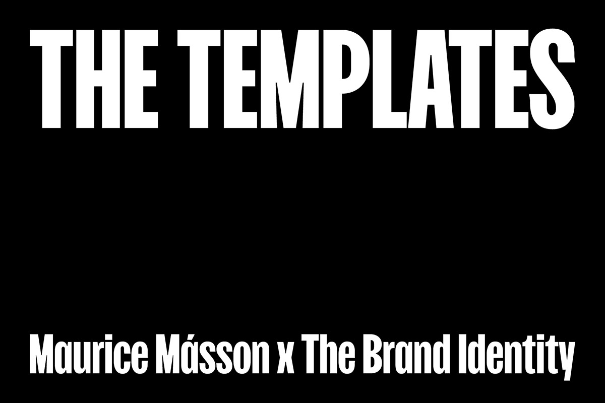 Download The Templates The Brand Identity Maurice Masson Slanted