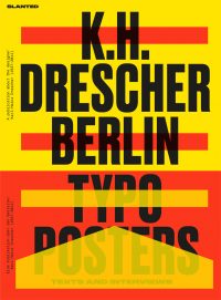 Karl-Heinz Drescher Berlin Typo Posters Cover