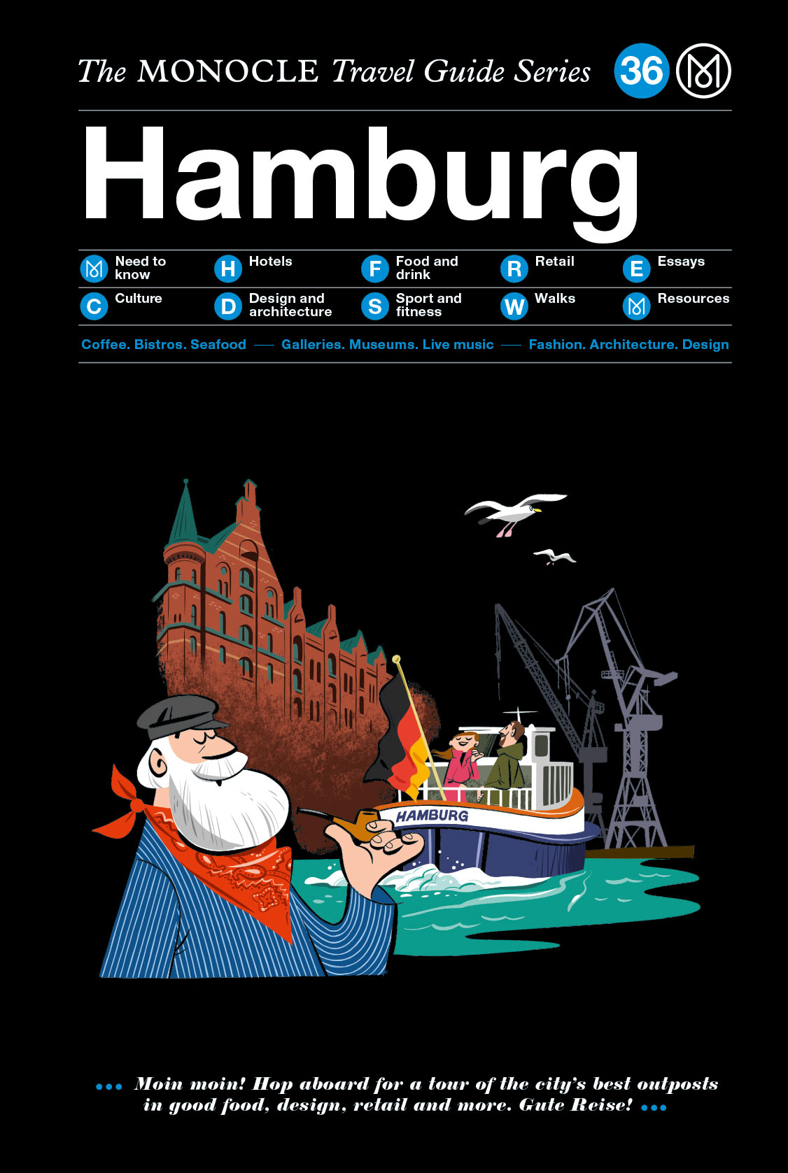 travel guide book hamburg