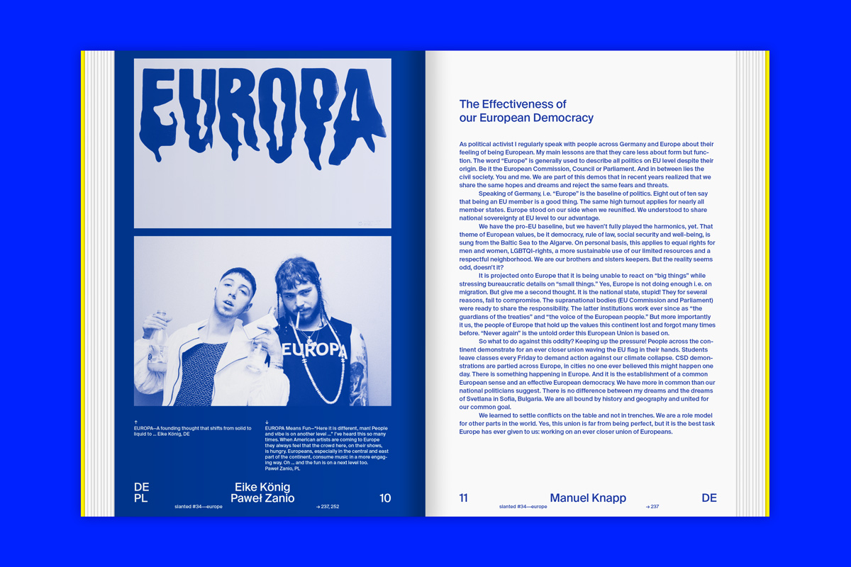 Slanted Magazin #34 – Europe