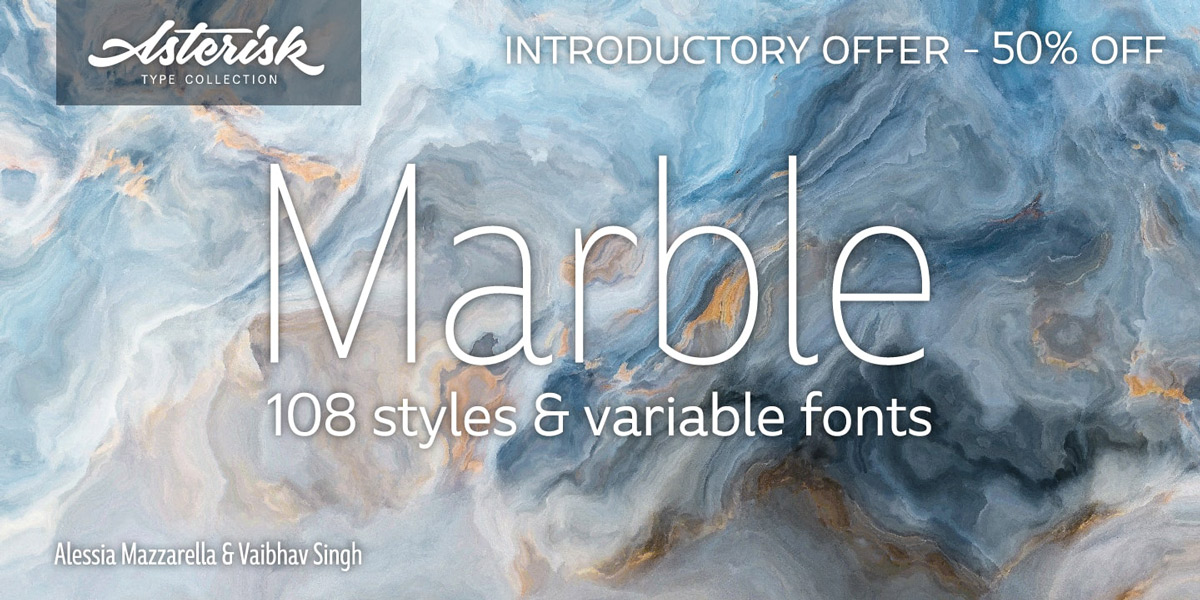 Typeface of the Month: Marble