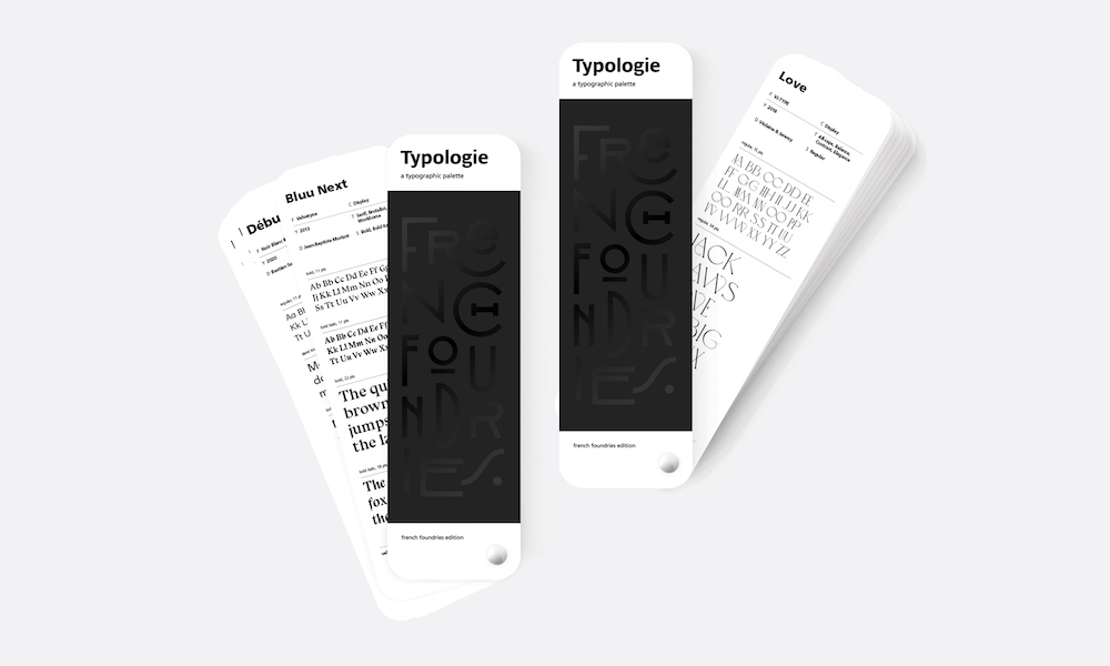 Typologie, a Typographic Palette