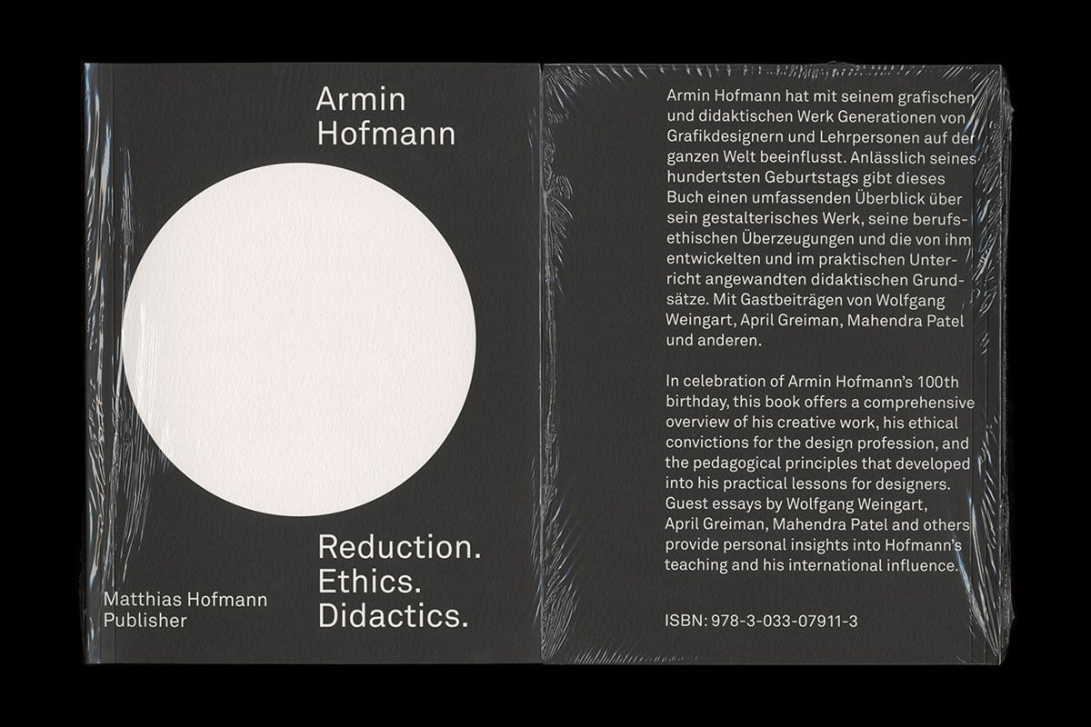 Armin Hofmann—Reduction. Ethics. Didactics.