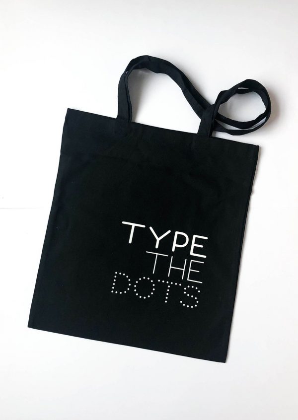 “Type The Dots” Tote Bag