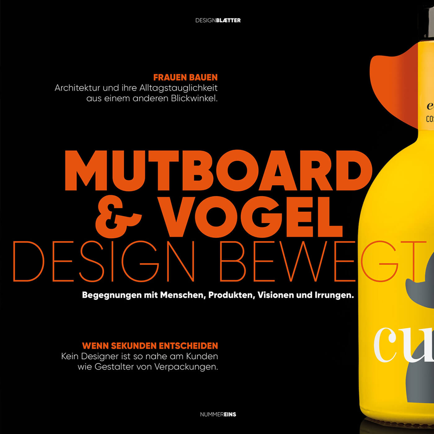 Designmagazine MUTBOARD & VOGEL #1