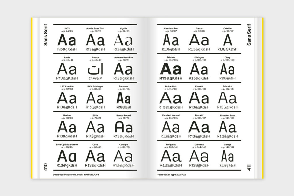 Yearbook of Type 2021 / 22