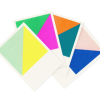 Win-Win | 4 Colorful Risograph Postcards