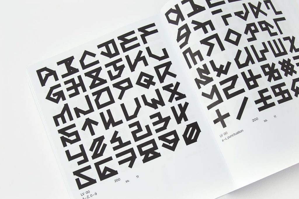 Letterform Variations - By Nigel Cottier - Slanted Publishers - slanted