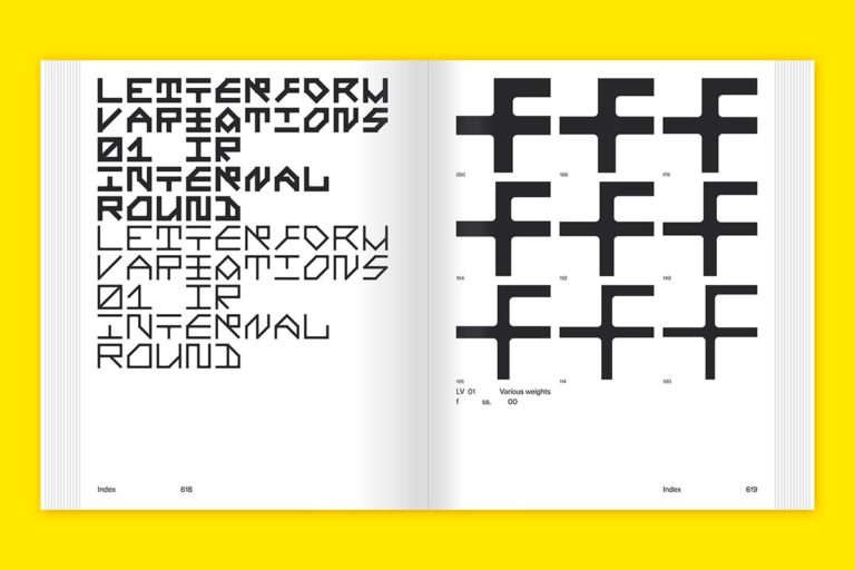 Letterform Variations - By Nigel Cottier - Slanted Publishers - slanted