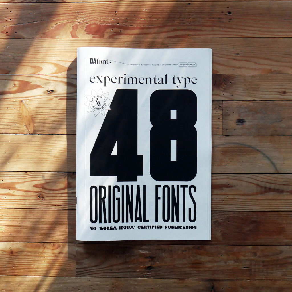 Experimental type: 48 Original Fonts