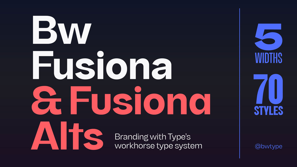Typeface of the Month: BW Fusiona