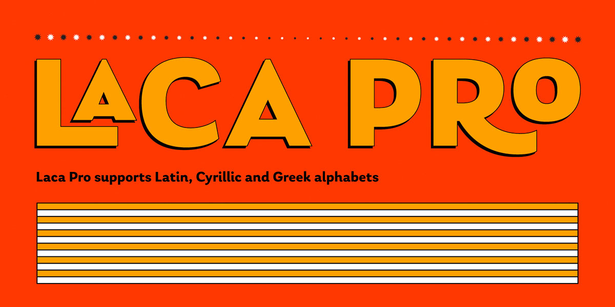Typeface of the Month: Laca Pro