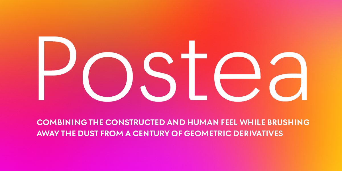 Typeface of the Month: Postea