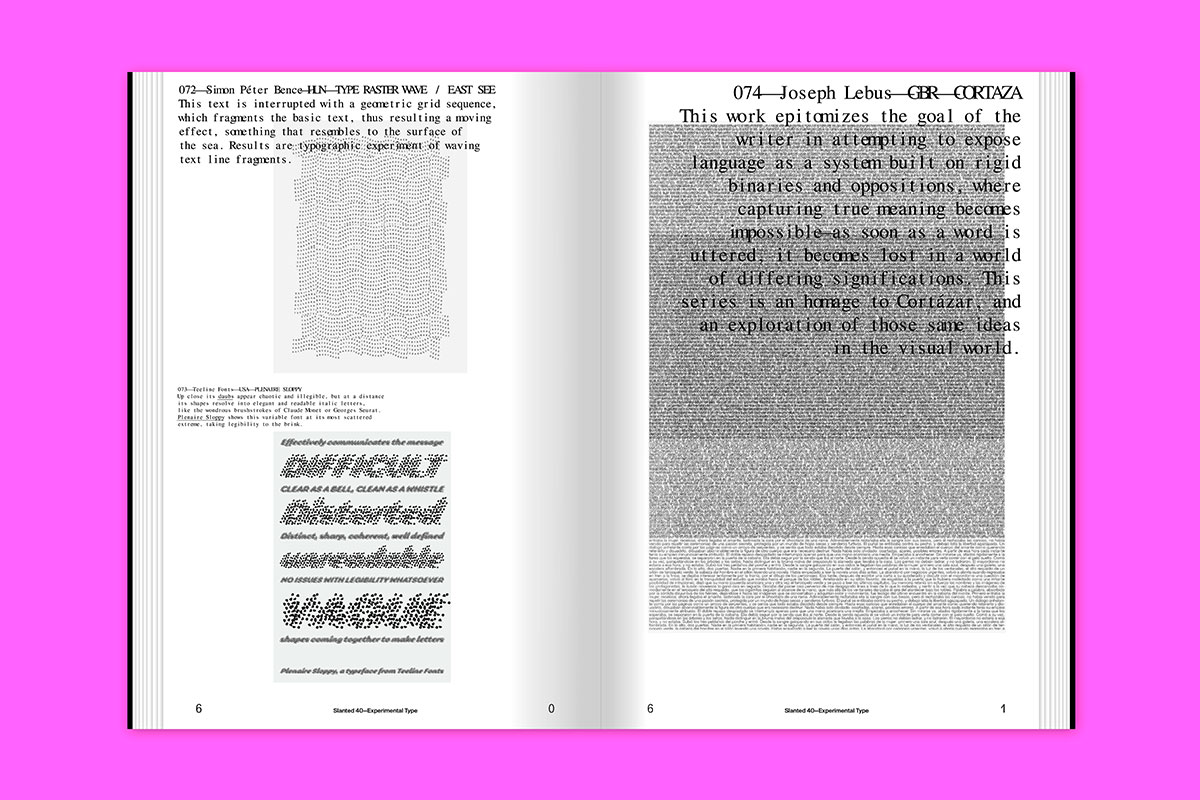 Slanted Magazine #40—Experimental Type