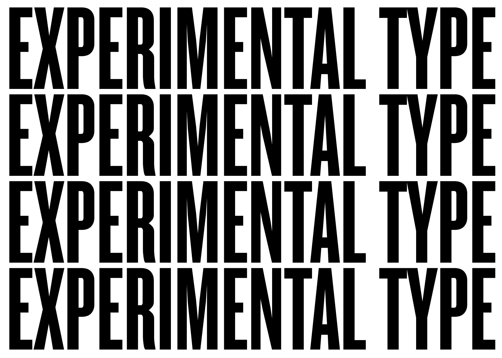 Slanted Spezial Issue—Experimental Type 2.0