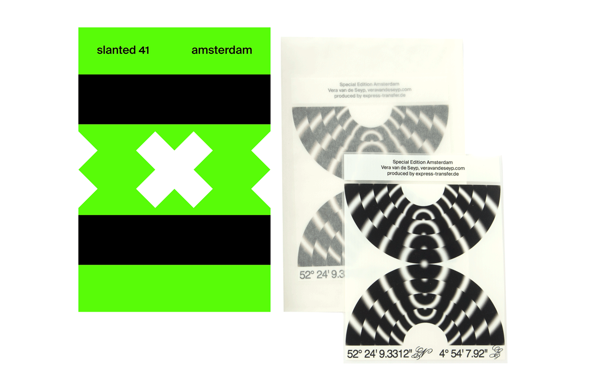 Limited Special Edition Amsterdam: DTF Transfer Print + Slanted Magazine #41—Amsterdam