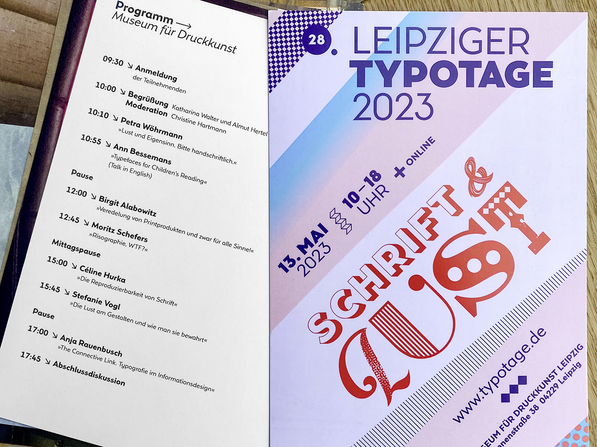 28th Leipziger Typotage 2023