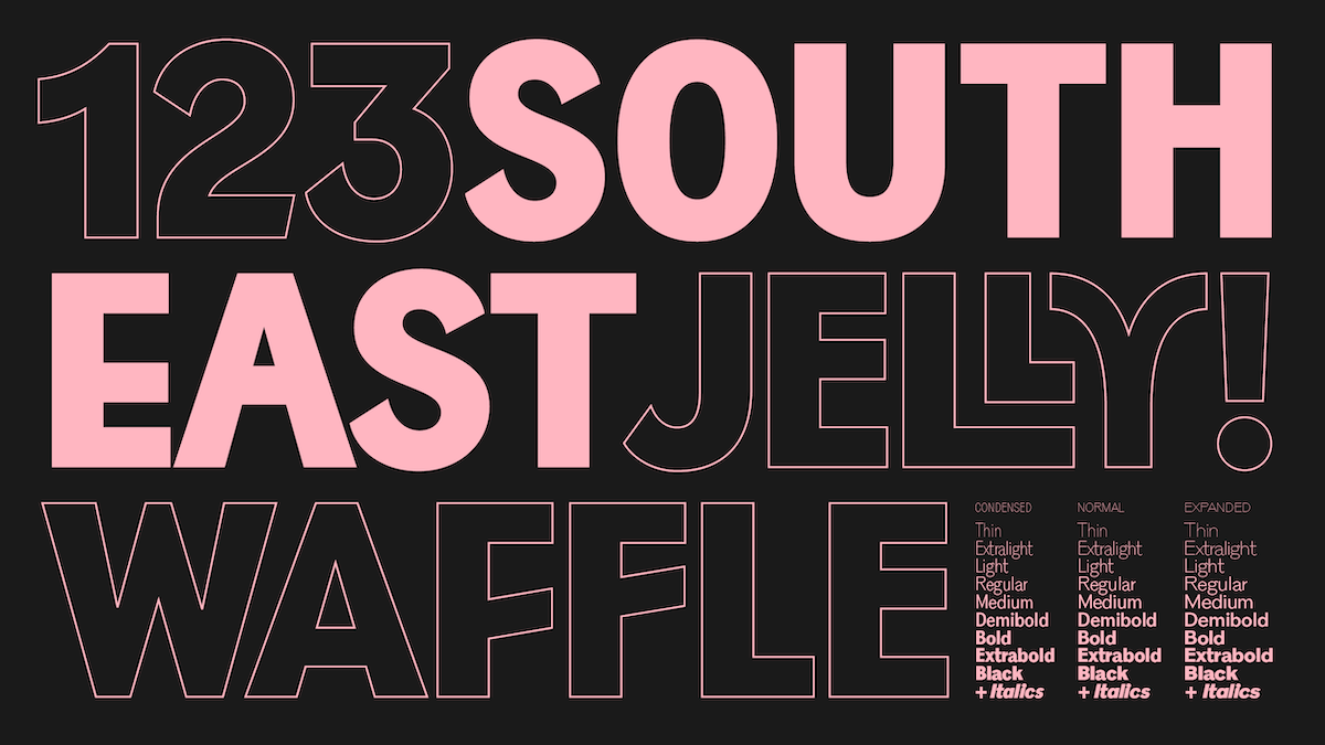 Typeface of the Month: South East