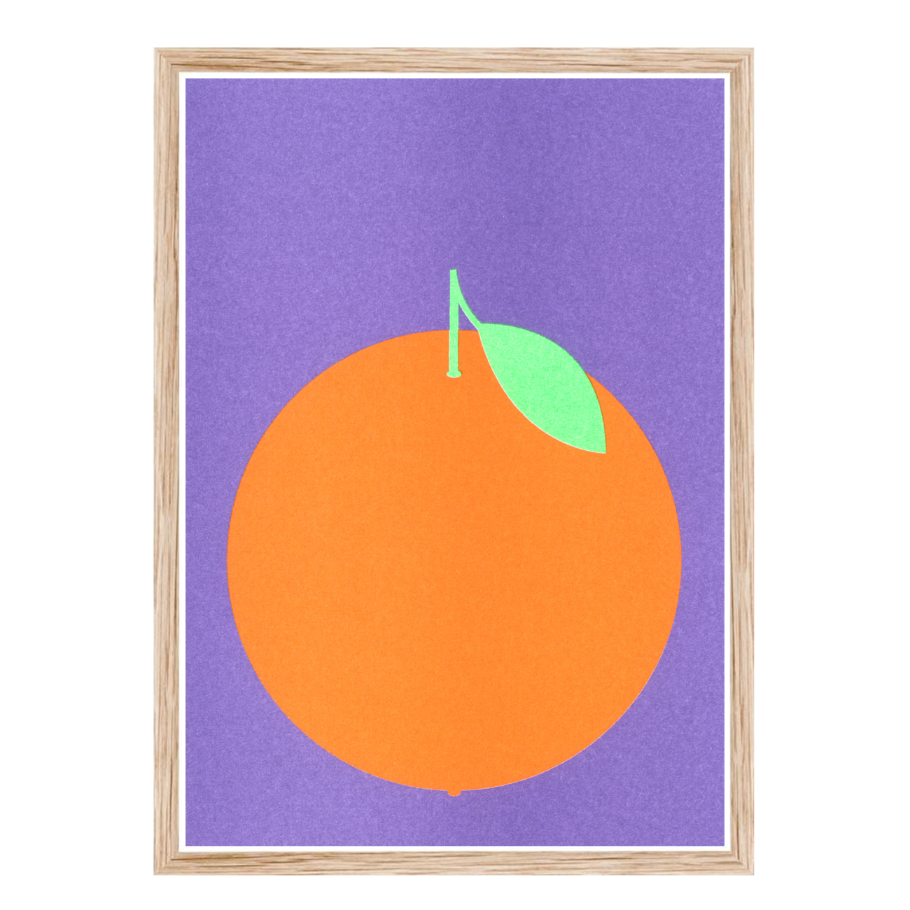 Artprint Poster Orange—Risograph Art Print Orange