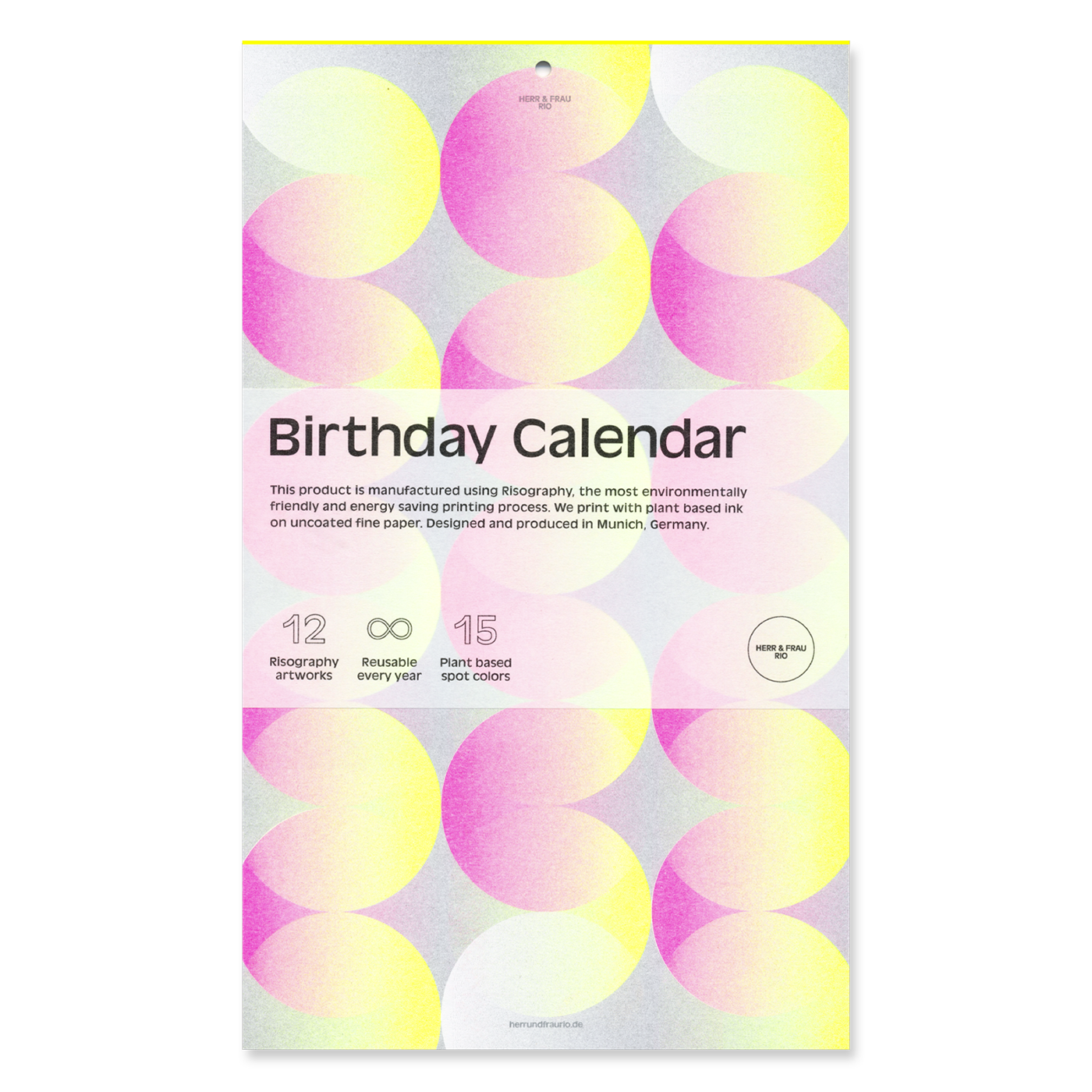 Birthday calendar