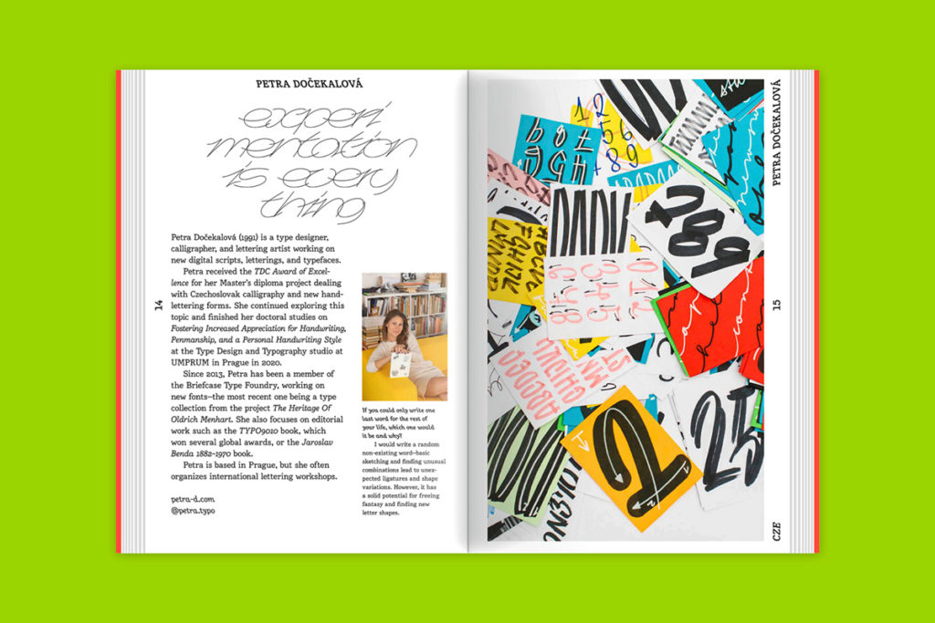 Deserved Lettering Yearbook of Lettering #1 - slanted