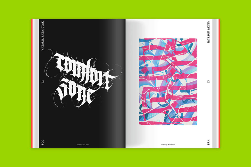 Yearbook of Lettering #1 - slanted