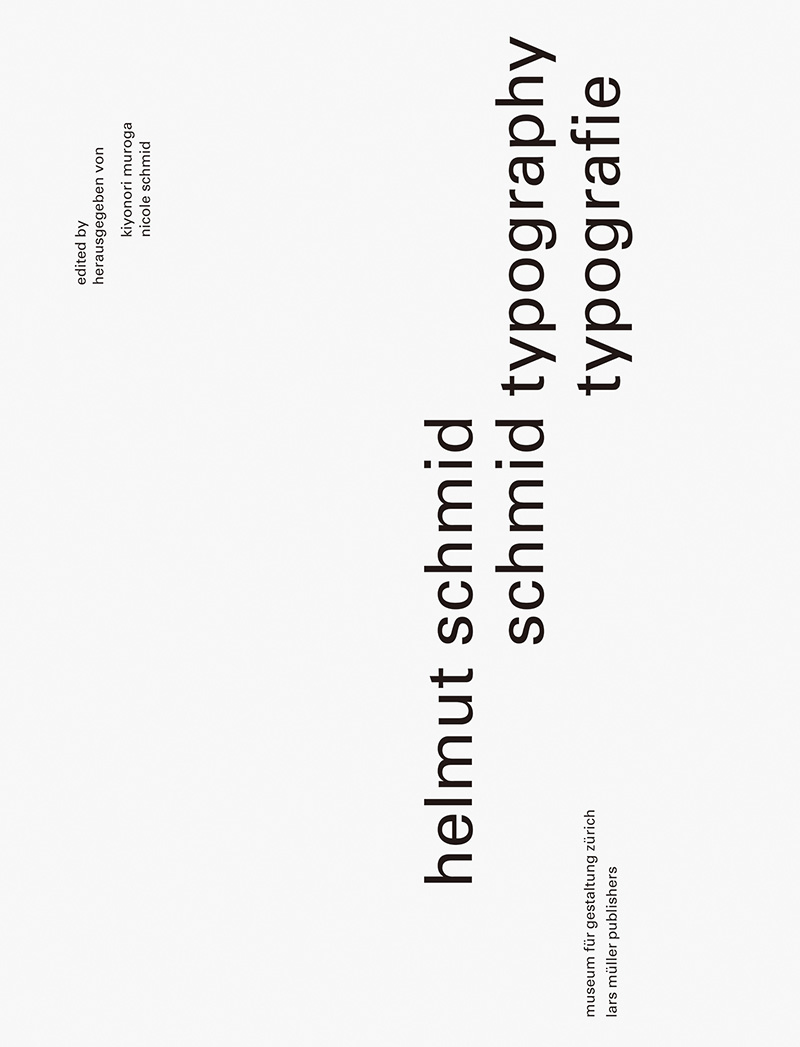 Helmut Schmid Typography / Helmut Schmid Typografie