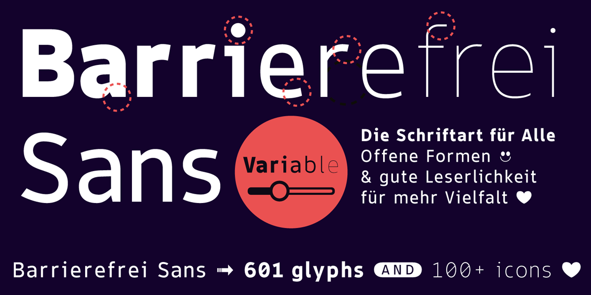 Barrierefrei Sans