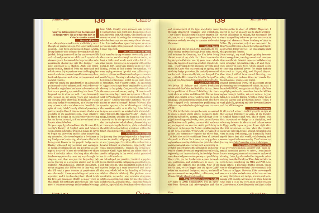 Slanted Magazine #46—Cairo