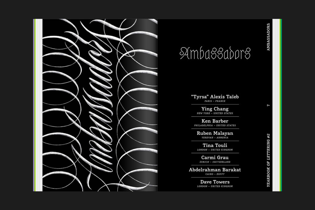 Yearbook of Lettering #2 - slanted