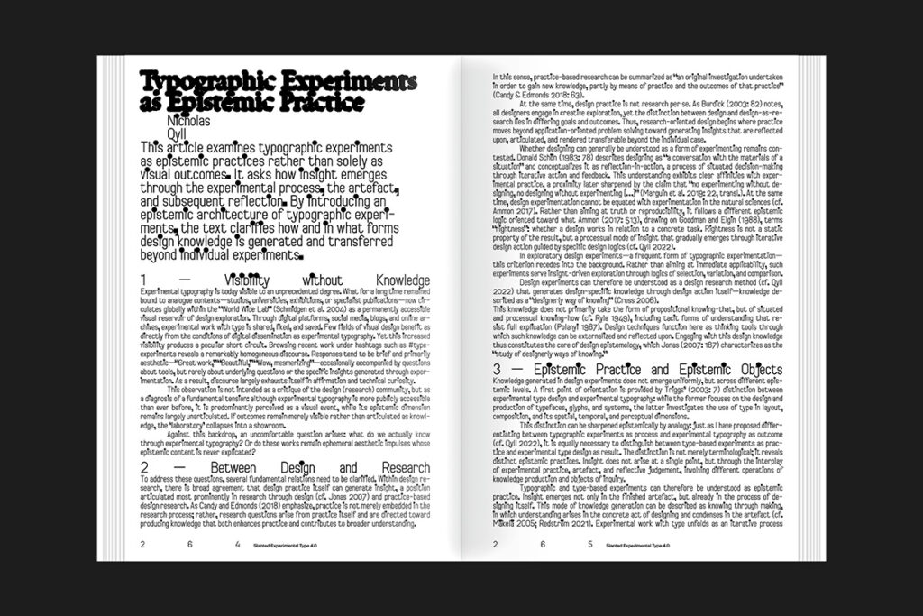 Slanted Experimental Type 4.0